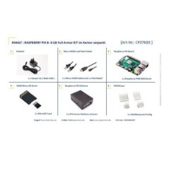 Raspberry Pi 4B ARMOR 8GB KIT PI4 8GB køb billigt online shopping tilbud