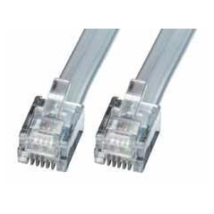 Lindy 5m RJ12 Cable 6P6C køb billigt online shopping tilbud