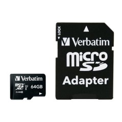 Verbatim 64 GB SD Micro (SDXC) Class 10 køb billigt online shopping tilbud