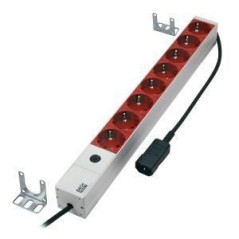 MicroConnect 8-way Outlet strip