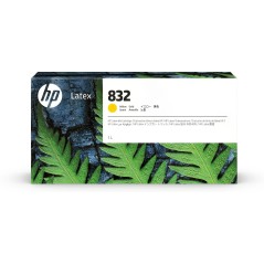 HP 832 1L Yellow Latex Ink køb billigt online shopping tilbud