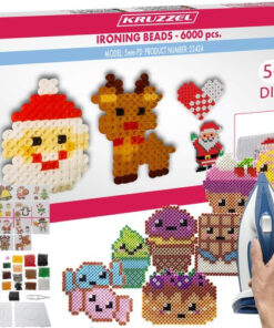 Ironing Beads Sæt med 6000 Perler og Tilbehør  Kreativ Leg for Børn køb billigt online shopping tilbud