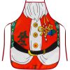 Juleforklæde med Santa Motif  Beskyt Dit Tøj med Stil køb billigt online shopping tilbud