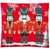 Julepude Betræk 45x45 cm  Nutcracker Motiv til Hyggelig Indretning køb billigt online shopping tilbud