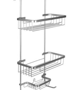 Praktisk Hængende Brusehylde i Aluminium  Elegant og Pladsbesparende køb billigt online shopping tilbud
