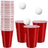 Red Party Mugs Set  Sjovt Beer Pong Spil til Fester køb billigt online shopping tilbud