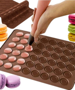 Silicone Bagemåtte til Macarons og Småkager  48 Ringe i To Størrelser køb billigt online shopping tilbud