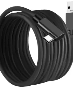 USB-A til USB Type-C Kabel 5 Meter  Hurtig Opladning og Dataoverførsel køb billigt online shopping tilbud