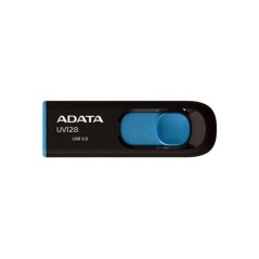 ADATA DashDrive UV128 64GB USB 3.0 Sort Blå køb billigt online shopping tilbud