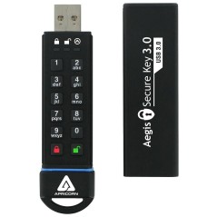 Apricorn Aegis Secure Key USB3 120GB køb billigt online shopping tilbud