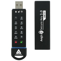 Apricorn Aegis Secure Key USB3 30GB køb billigt online shopping tilbud
