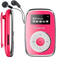 DENVER MPS-316R MP3-afspiller 16GB Rød køb billigt online shopping tilbud