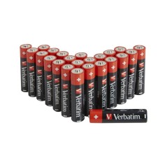 Verbatim ALKALINE BATTERY AA 24 PACK køb billigt online shopping tilbud