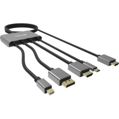 Sandberg All-In-1 Display Adapter Hub køb billigt online shopping tilbud