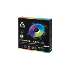 ARCTIC P12 PWM PST A-RGB 0dB Fan 1-pack Sort 120 mm køb billigt online shopping tilbud