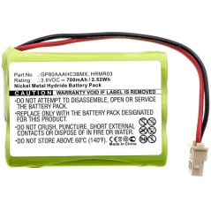 CoreParts Battery 2.5Wh Li-Pol 3.6V køb billigt online shopping tilbud