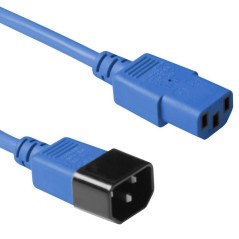 MicroConnect Blue power cable C14F to køb billigt online shopping tilbud