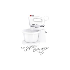 Bosch CleverMixx MFQ2600W Mixer Turbofunktion Hvid/rød køb billigt online shopping tilbud