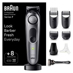 BRAUN Grå Trimmer BT7420 køb billigt online shopping tilbud