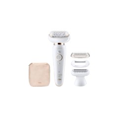 BRAUN Hvid/guld Epilator 9002 Flex køb billigt online shopping tilbud