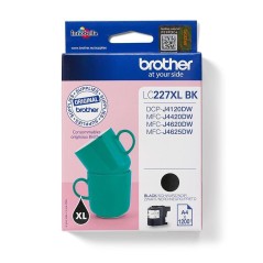 Brother LC 227XLBK Sort 1200 sider Blæk køb billigt online shopping tilbud