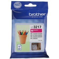 Brother LC 3217M Magenta 550 sider Blæk køb billigt online shopping tilbud