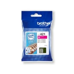 Brother LC 421M Magenta 200 sider Blæk køb billigt online shopping tilbud