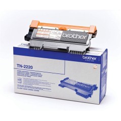 Brother TN 2220 Sort 2600 sider Toner køb billigt online shopping tilbud