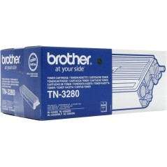 Brother TN 3280 Sort 8000 sider Toner køb billigt online shopping tilbud