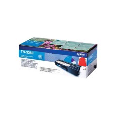 Brother TN 328C Cyan 6000 sider Toner køb billigt online shopping tilbud