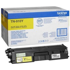 Brother TN 910Y Gul 9000 sider Toner køb billigt online shopping tilbud