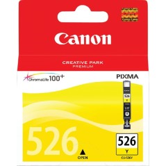 Canon CLI 526Y Gul 525 sider Blækbeholder 4543B001 køb billigt online shopping tilbud