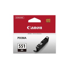 Canon CLI 551BK Sort 495 sider Blækbeholder 6508B001 køb billigt online shopping tilbud