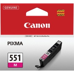 Canon CLI 551M Magenta 298 sider Blækbeholder 6510B001 køb billigt online shopping tilbud