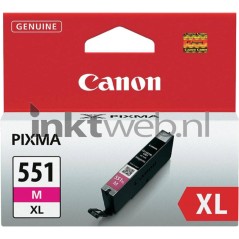 Canon CLI 551M XL Magenta 660 sider Blækbeholder 6445B001 køb billigt online shopping tilbud