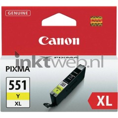 Canon CLI 551Y XL Gul 685 sider Blækbeholder 6446B001 køb billigt online shopping tilbud