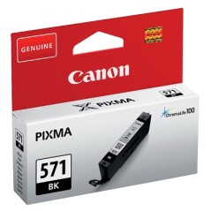 Canon CLI 571BK Sort 398 sider Blækbeholder 0385C001 køb billigt online shopping tilbud