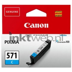 Canon CLI 571C Cyan 173 sider Blækbeholder 0386C001 køb billigt online shopping tilbud