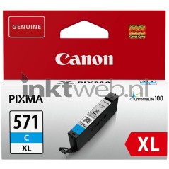 Canon CLI 571C XL Cyan 375 sider Blækbeholder 0332C001 køb billigt online shopping tilbud