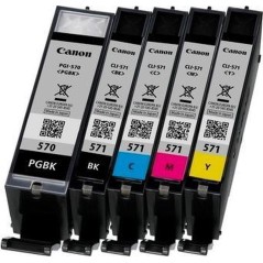 Canon CLI 571M Magenta 182 sider Blækbeholder 0387C001 køb billigt online shopping tilbud