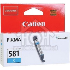 Canon CLI 581C Cyan 255 sider Blækbeholder 2103C001 køb billigt online shopping tilbud