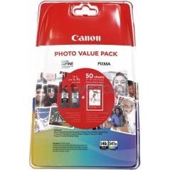 Canon PG 540L/CL-541XL Photo Value Pack Sort Farve (cyan