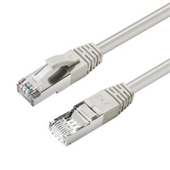 MicroConnect CAT6A S/FTP 0.25m Grey LSZH køb billigt online shopping tilbud