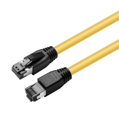 MicroConnect CAT8.1 S/FTP 10m Yellow LSZH køb billigt online shopping tilbud