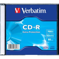 Verbatim CD-R 700MB 52X SINGLE SC køb billigt online shopping tilbud