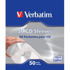 Verbatim CD Sleeves 50 pcs. In a box køb billigt online shopping tilbud