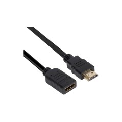 Club 3D CAC-1321 HDMI 2.0 forlængerkabel 3m Sort køb billigt online shopping tilbud