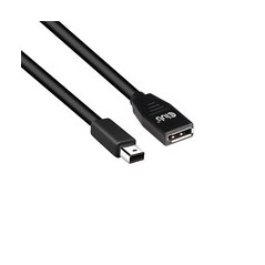 Club 3D CAC-1121 Mini DisplayPort til DisplayPort 1.4 forlængerkabel 1 m Sort køb billigt online shopping tilbud