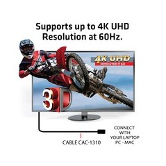 Club 3D CAC-1310 Premium HDMI 2.0 Kabel 3m Sort køb billigt online shopping tilbud