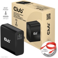 Club 3D CAC-1914EU 140Watt GaN Strømforsyningsadapter køb billigt online shopping tilbud